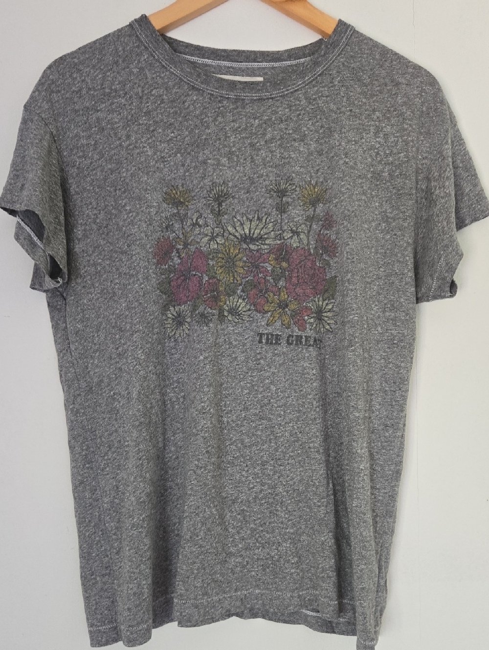 THE GREAT. Floral Print Tee - Sz 2
